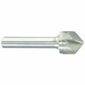Morse Countersink, Chatterless, Series 5754, 34 Body Dia, 3 Overall Length, 38 Shank Dia, 6 Flutes,  56135